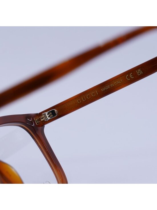 Gucci GG1319O 002 Square Eyeglasses - Blonde Havana 53mm main image 4